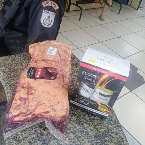 Cortes de carnes são furtados de supermercado em Itaperuna; um funcionário foi detido