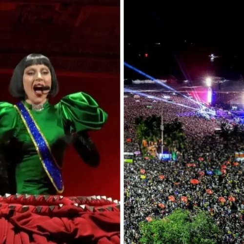 Show histórico de Lady Gaga reúne 2,1 milhões em Copacabana