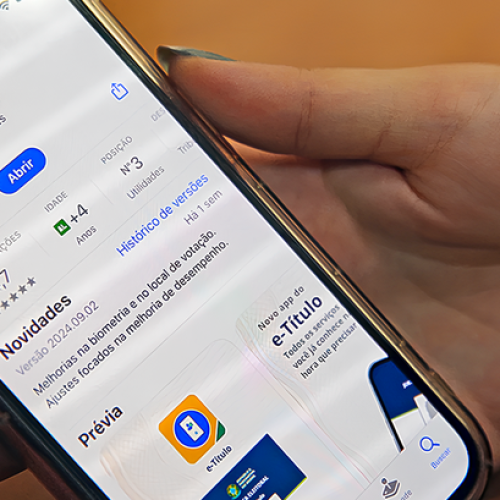 e-Título poderá ser baixado no dia da votação nas Eleições 2026