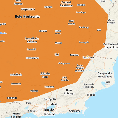 Itaperuna e região entram em aviso de chuvas intensas e ventos de até 100 km/h