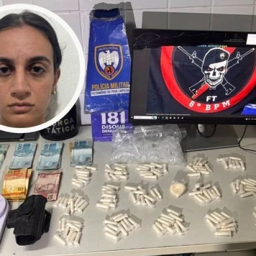 Aluna da Polícia Militar é presa em flagrante com drogas na Serra no Espírito Santo