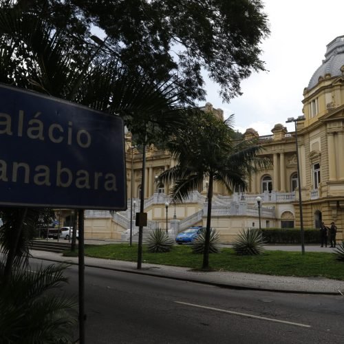 O Palácio Guanabara, em Laranjeiras, sede do Governo do Estado do Rio de Janeiro.