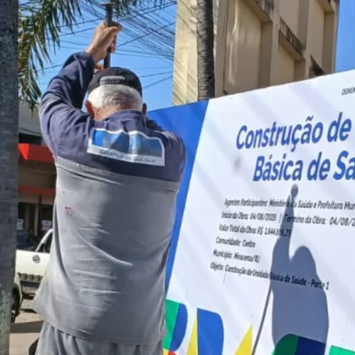 Prefeitura de Miracema inicia construção da nova Unidade Básica de Saúde Centro com investimento de mais de R$ 1,5 milhão