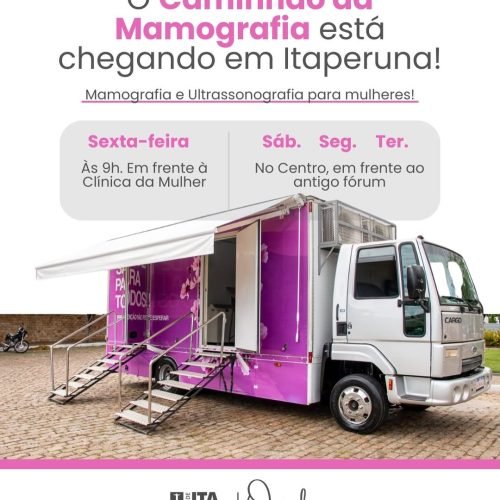 Outubro Rosa: Prefeitura de Itaperuna inicia campanha de prevenção ao câncer de mama