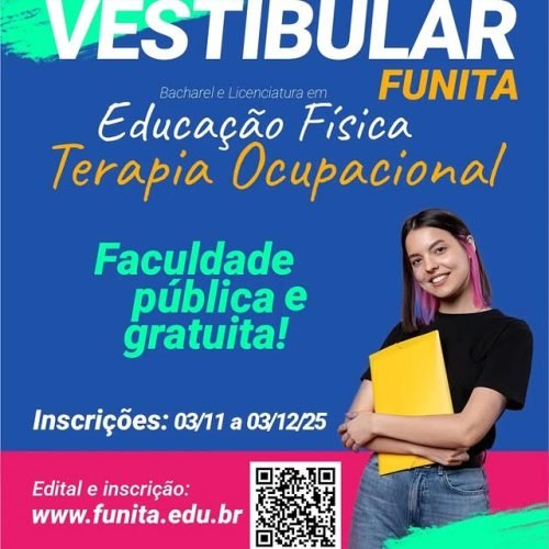 FUNITA abre inscrições para vestibular 2026 com vagas gratuitas em três cursos