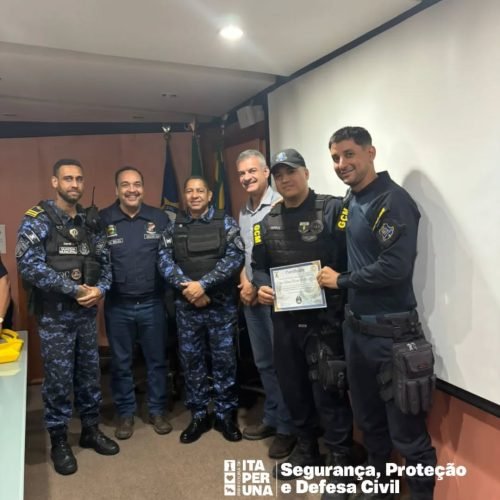 Guarda Civil de Itaperuna conclui Curso de Operações com Cães em Campos dos Goytacazes