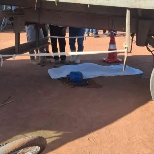 Jovem morre em grave acidente entre e moto e caminhão em São Francisco do Itabapoana