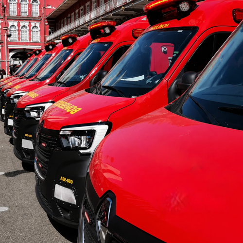 Santo Antônio de Pádua e Itaocara recebem novas ambulâncias do Corpo de Bombeiros para reforçar atendimento de emergência